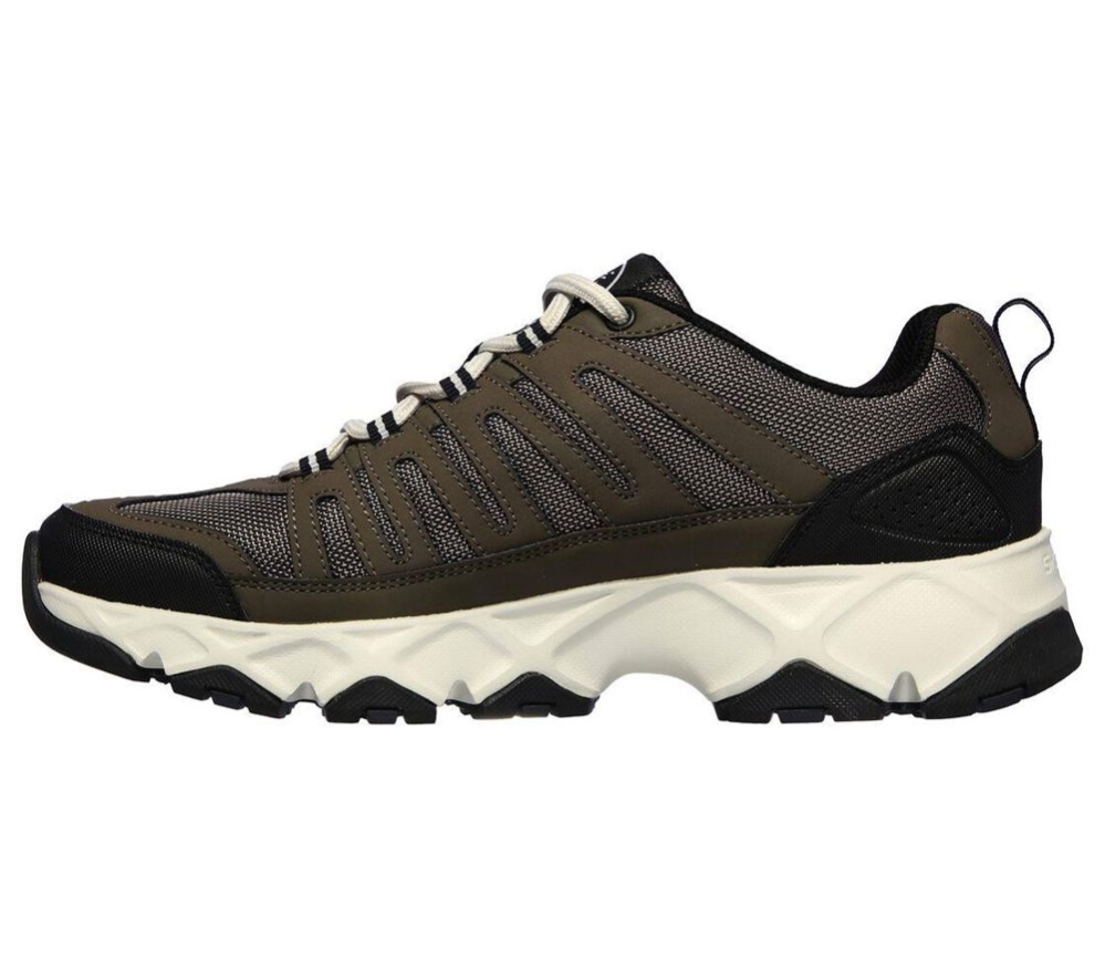 Skechers Relaxed Fit: Crossbar - Stilholt Men's Hiking Shoes Brown | OPYX84275