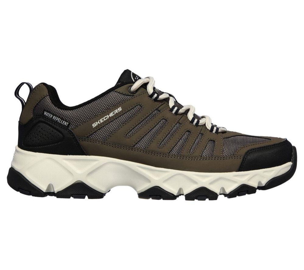 Skechers Relaxed Fit: Crossbar - Stilholt Men's Hiking Shoes Brown | OPYX84275