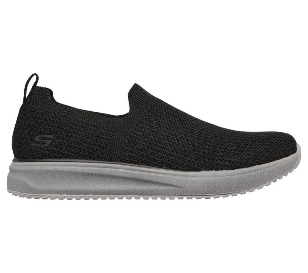 Skechers Relaxed Fit: Crowder - Armel Men's Trainers Black | LDVW85916