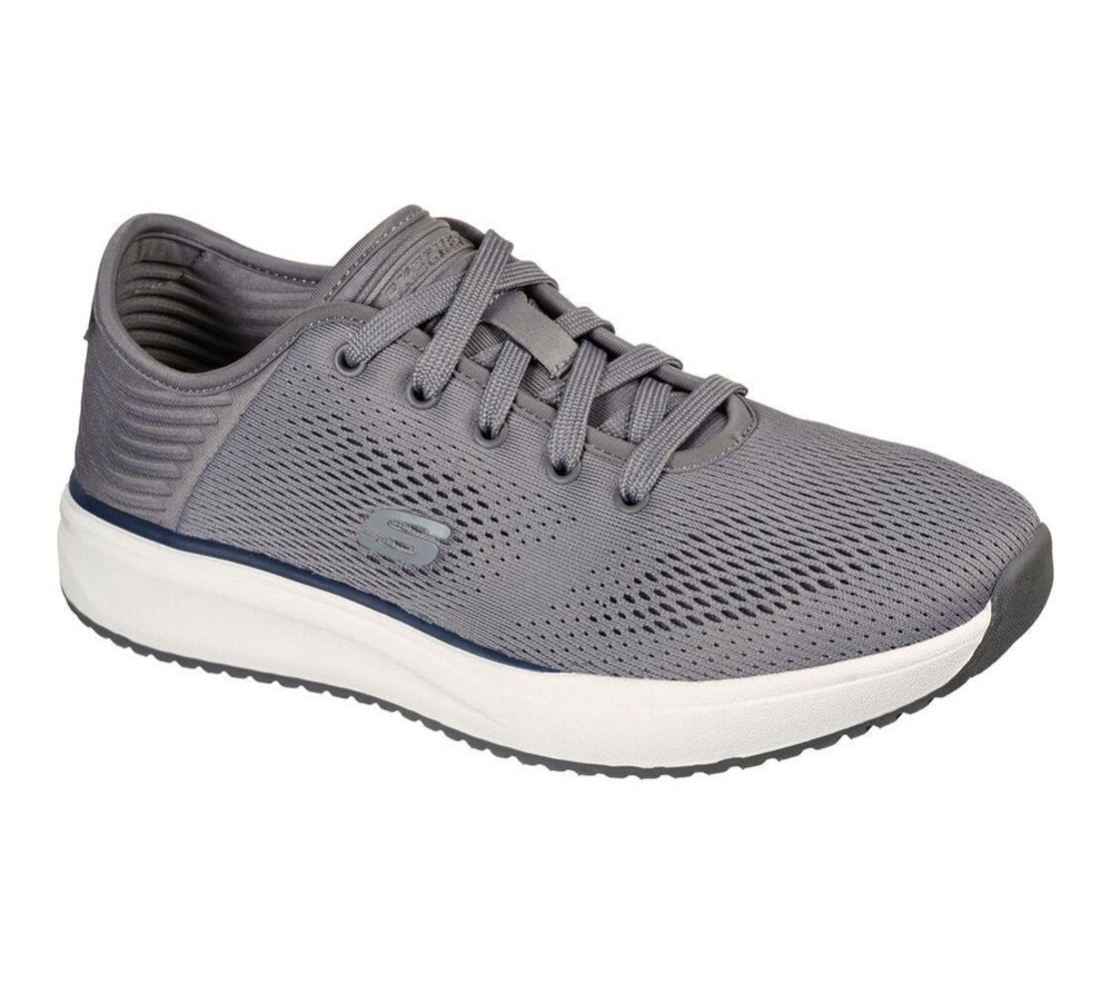 Skechers Relaxed Fit: Crowder - Freewell Men\'s Trainers Grey | AGZY47695