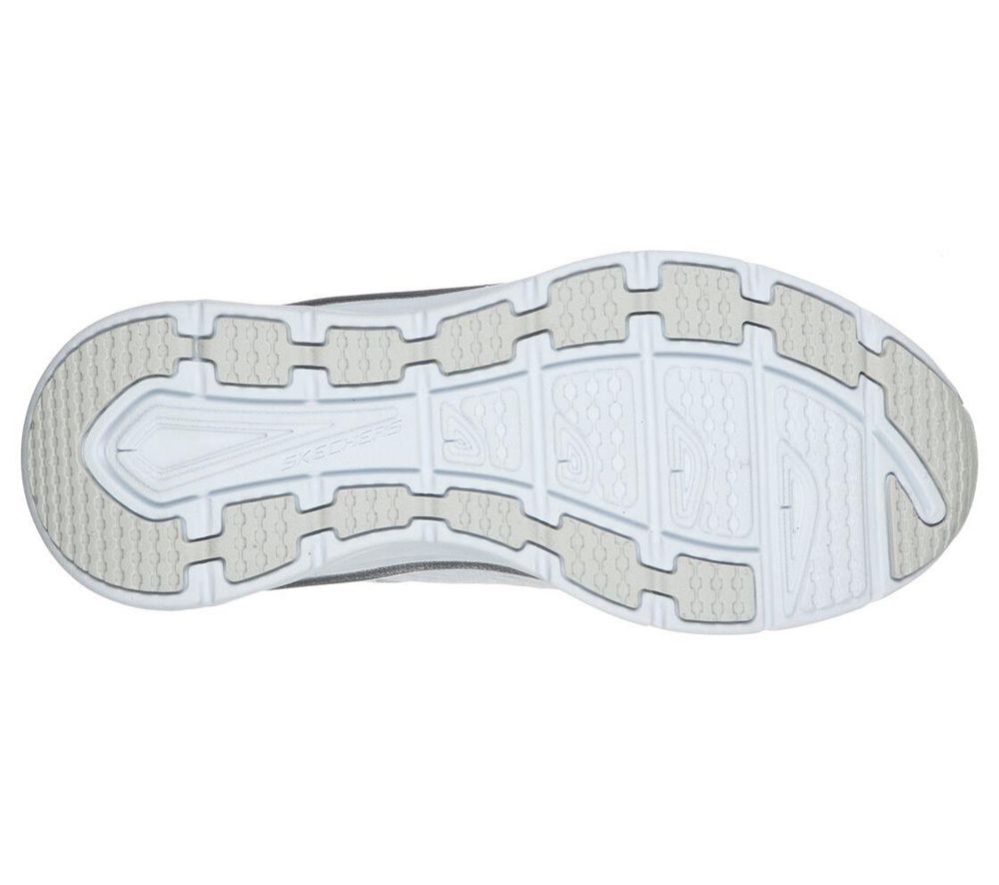 Skechers Relaxed Fit: D'Lux Walker - Infinite Motion Women's Walking Shoes White Silver | PVRB95362