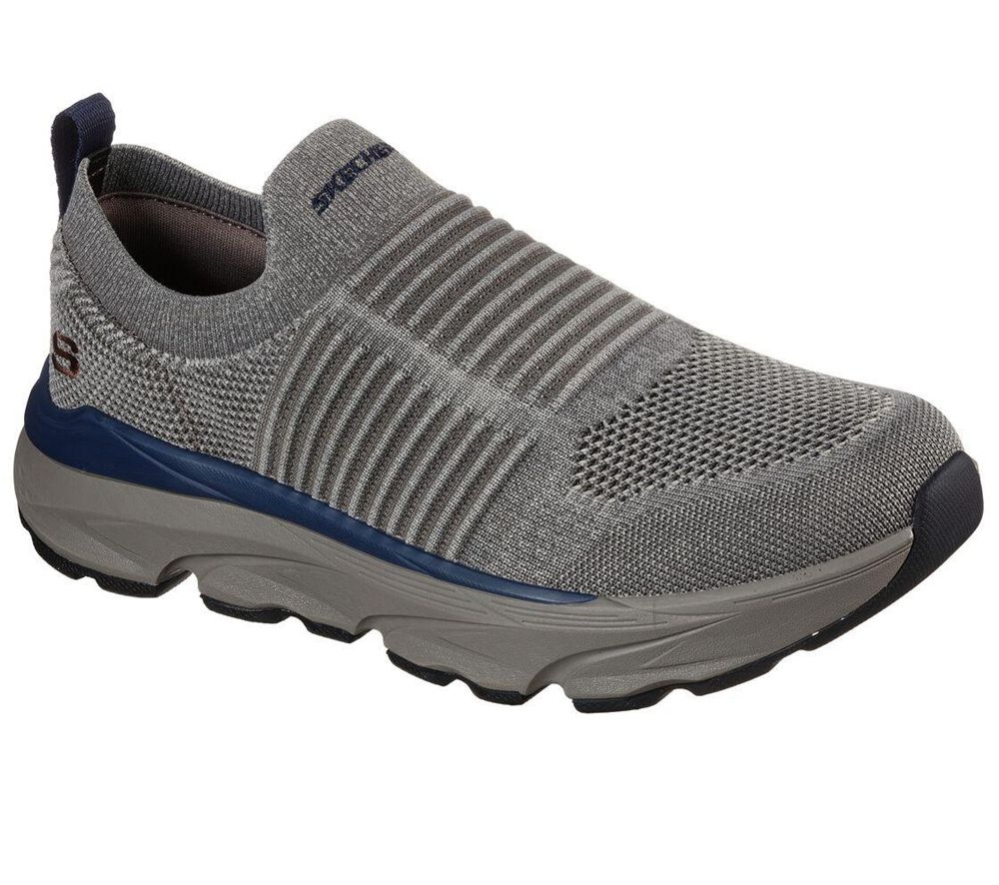 Skechers Relaxed Fit: Delmont - Jenko Men\'s Loafers Grey Navy | JCBP06871