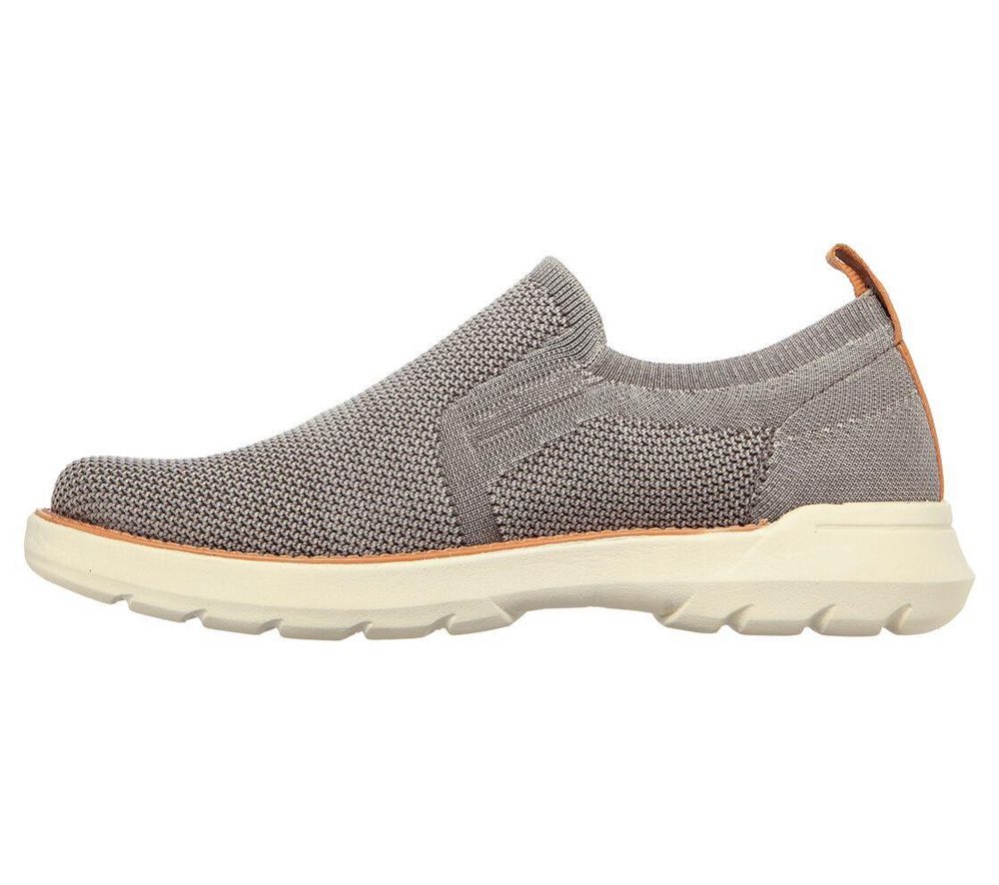 Skechers Relaxed Fit: Doveno - Oswyn Fly Men's Loafers Grey | RPDV87542