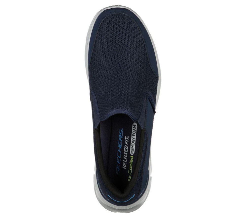 Skechers Relaxed Fit: Equalizer 4.0 - Persisting Men's Walking Shoes Navy | IAZL29708
