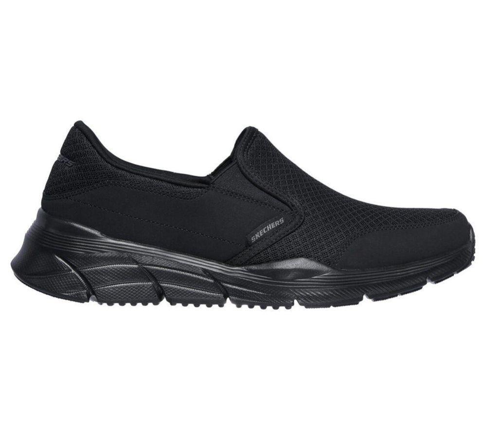 Skechers Relaxed Fit: Equalizer 4.0 - Persisting Men's Walking Shoes Black | OBPJ26510