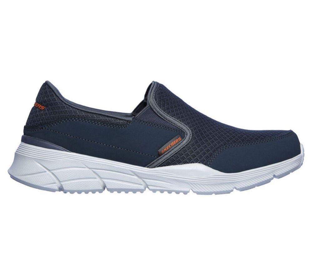 Skechers Relaxed Fit: Equalizer 4.0 - Persisting Men's Walking Shoes Grey Navy | QMUP06529