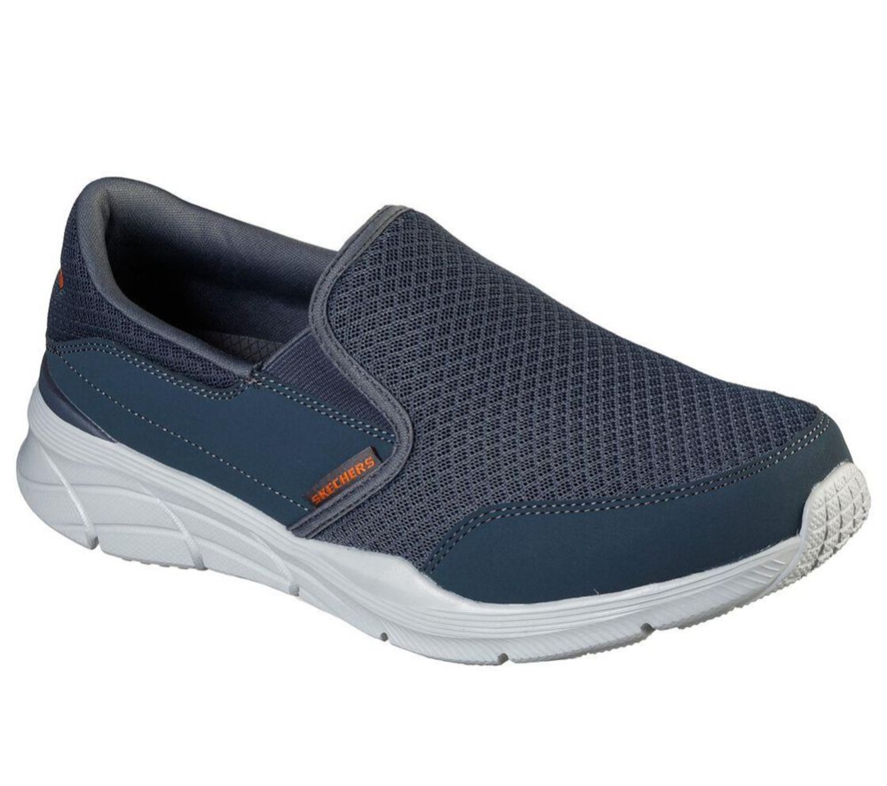 Skechers Relaxed Fit: Equalizer 4.0 - Persisting Men\'s Walking Shoes Grey Navy | QMUP06529