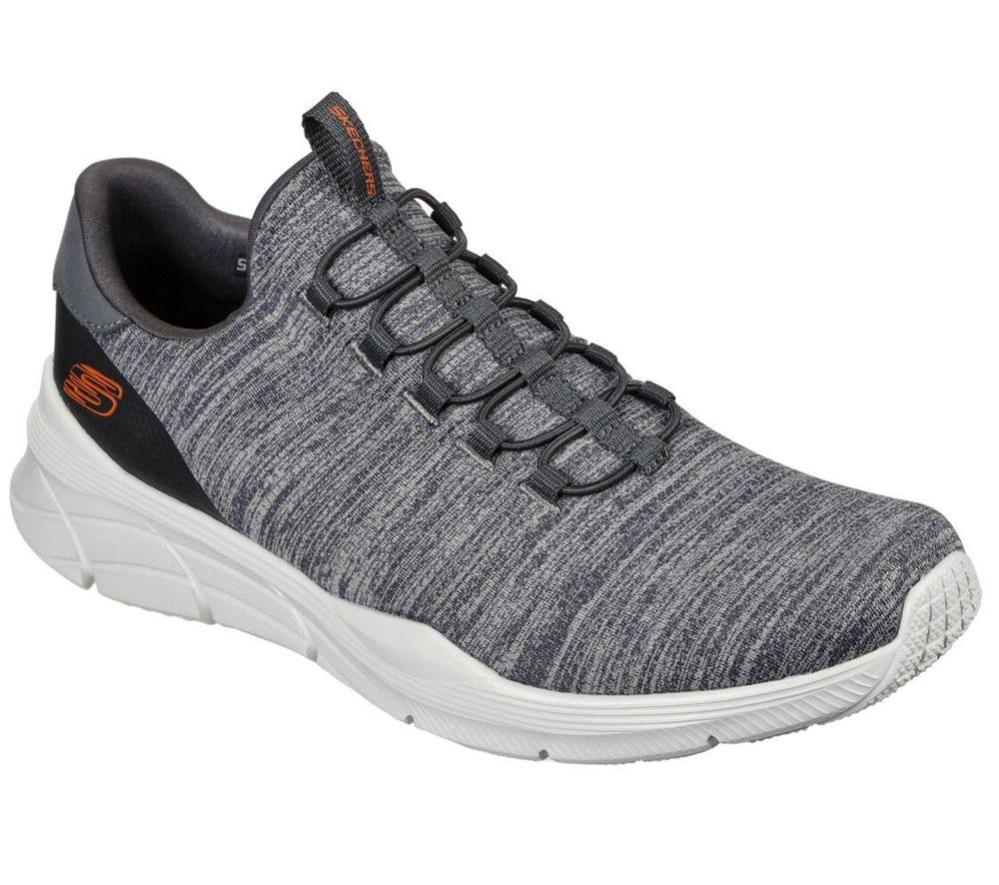 Skechers Relaxed Fit: Equalizer 4.0 - Voltis Men\'s Training Shoes Grey Black | XTPB80235