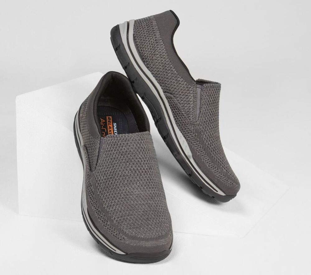 Skechers Relaxed Fit: Expected - Gomel Men's Loafers Grey | FOEZ10367