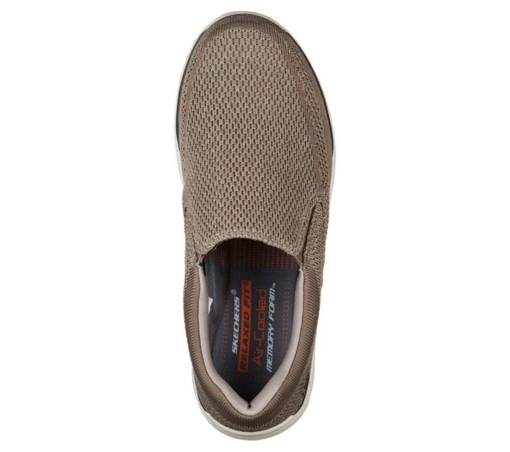 Skechers Relaxed Fit: Expected - Gomel Men's Loafers Grey | ZPMB72185