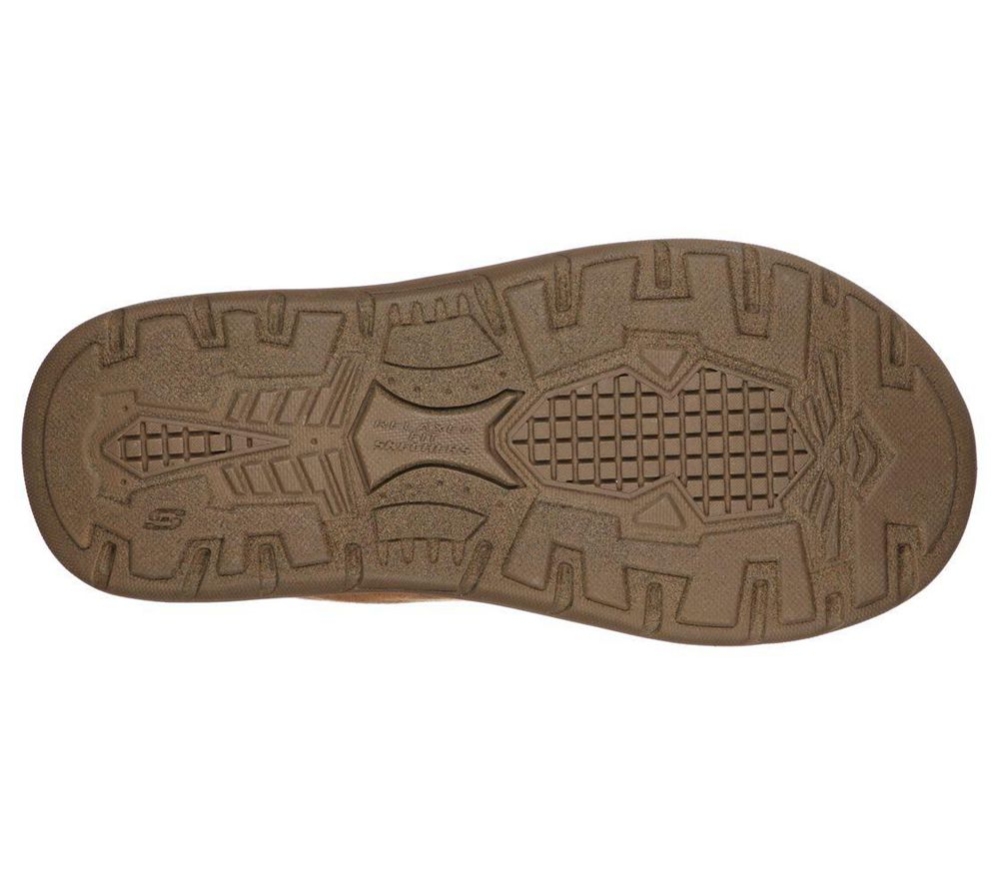 Skechers Relaxed Fit: Expected X - Larmen Men's Slippers Brown | GSYO92861
