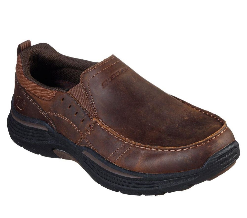 Skechers Relaxed Fit: Expended - Seveno Men\'s Loafers Brown | CHLI02638