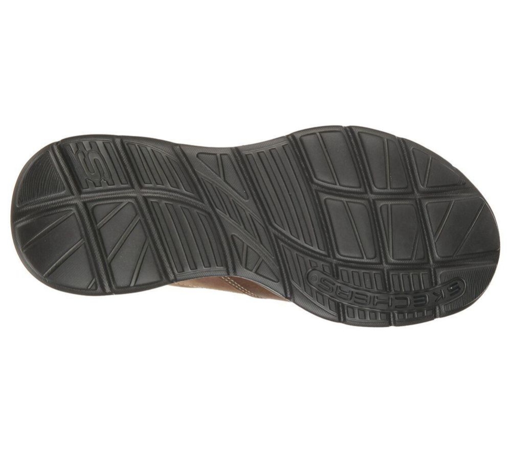 Skechers Relaxed Fit: Glides - Calculous Men's Loafers Brown | CSFR13840