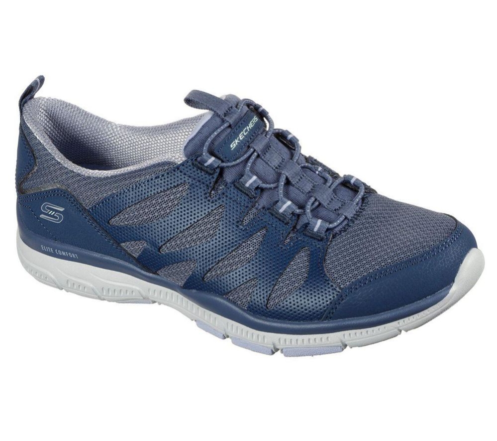 Skechers Relaxed Fit: Gratis - Gratitude Women\'s Training Shoes Blue | DVAS83645