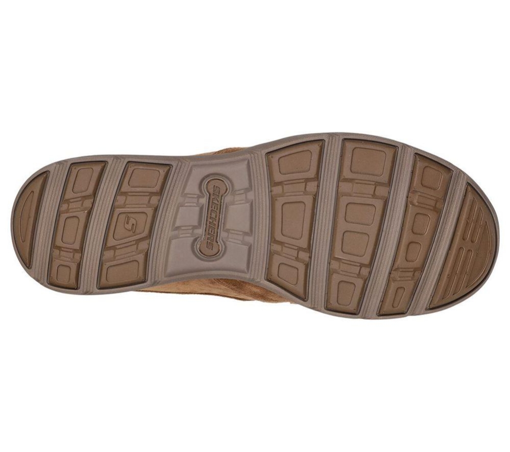 Skechers Relaxed Fit: Harper - Purcell Men's Slippers Brown | FRCD25860