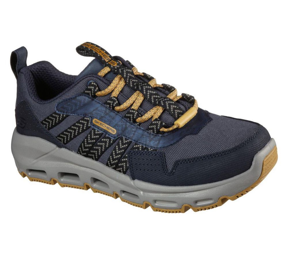 Skechers Relaxed Fit: Lugwin - Embry Men\'s Trainers Navy | PODF81370