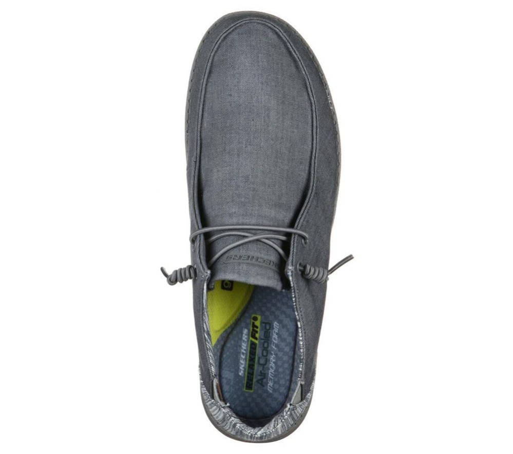 Skechers Relaxed Fit: Melson - Aveso Men's Loafers Grey | AHSG73524