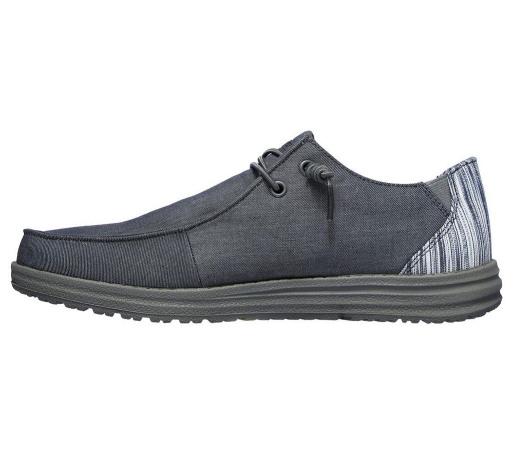 Skechers Relaxed Fit: Melson - Aveso Men's Loafers Grey | AHSG73524