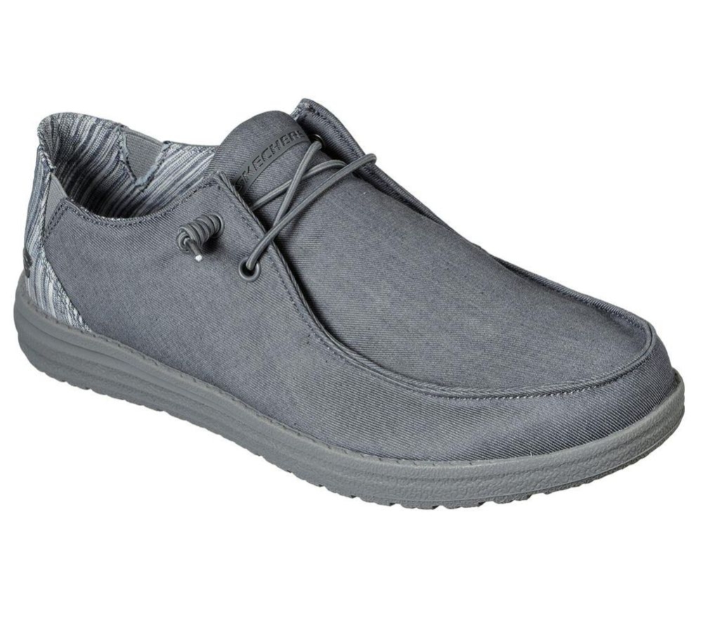 Skechers Relaxed Fit: Melson - Aveso Men\'s Loafers Grey | AHSG73524