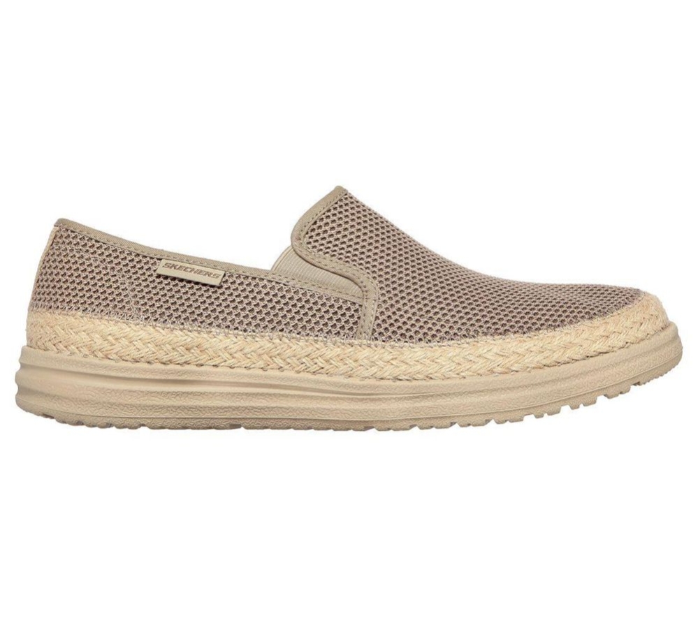 Skechers Relaxed Fit: Melson - Petros Men's Espadrilles Grey | LXIY23958