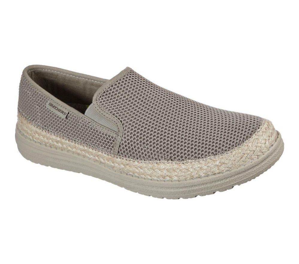 Skechers Relaxed Fit: Melson - Petros Men\'s Espadrilles Grey | LXIY23958