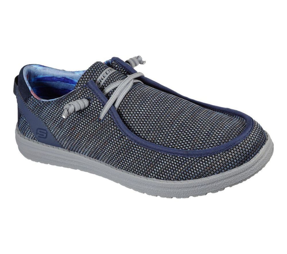 Skechers Relaxed Fit: Melson - Radlett Men\'s Loafers Navy Multicolor | VBIY86425