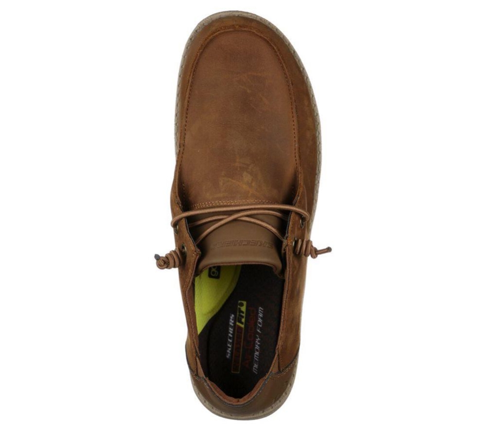 Skechers Relaxed Fit: Melson - Ramilo Men's Oxford Shoes Brown | BTWX31548