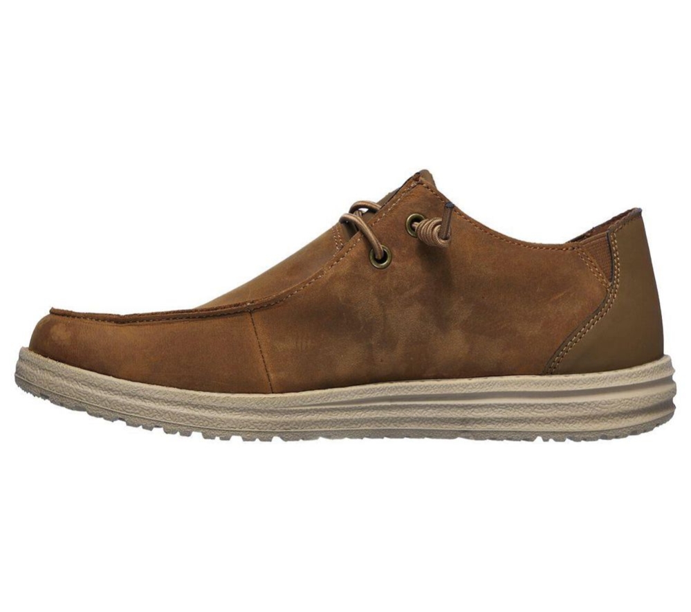 Skechers Relaxed Fit: Melson - Ramilo Men's Oxford Shoes Brown | BTWX31548