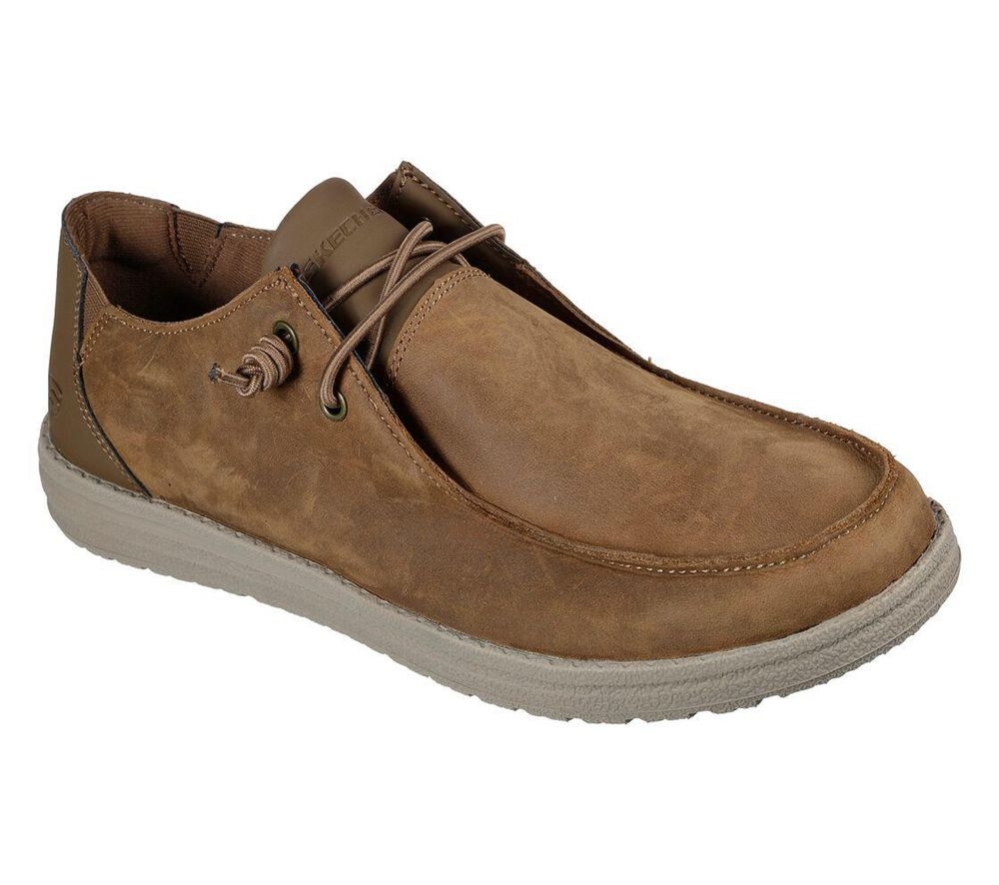 Skechers Relaxed Fit: Melson - Ramilo Men\'s Oxford Shoes Brown | BTWX31548