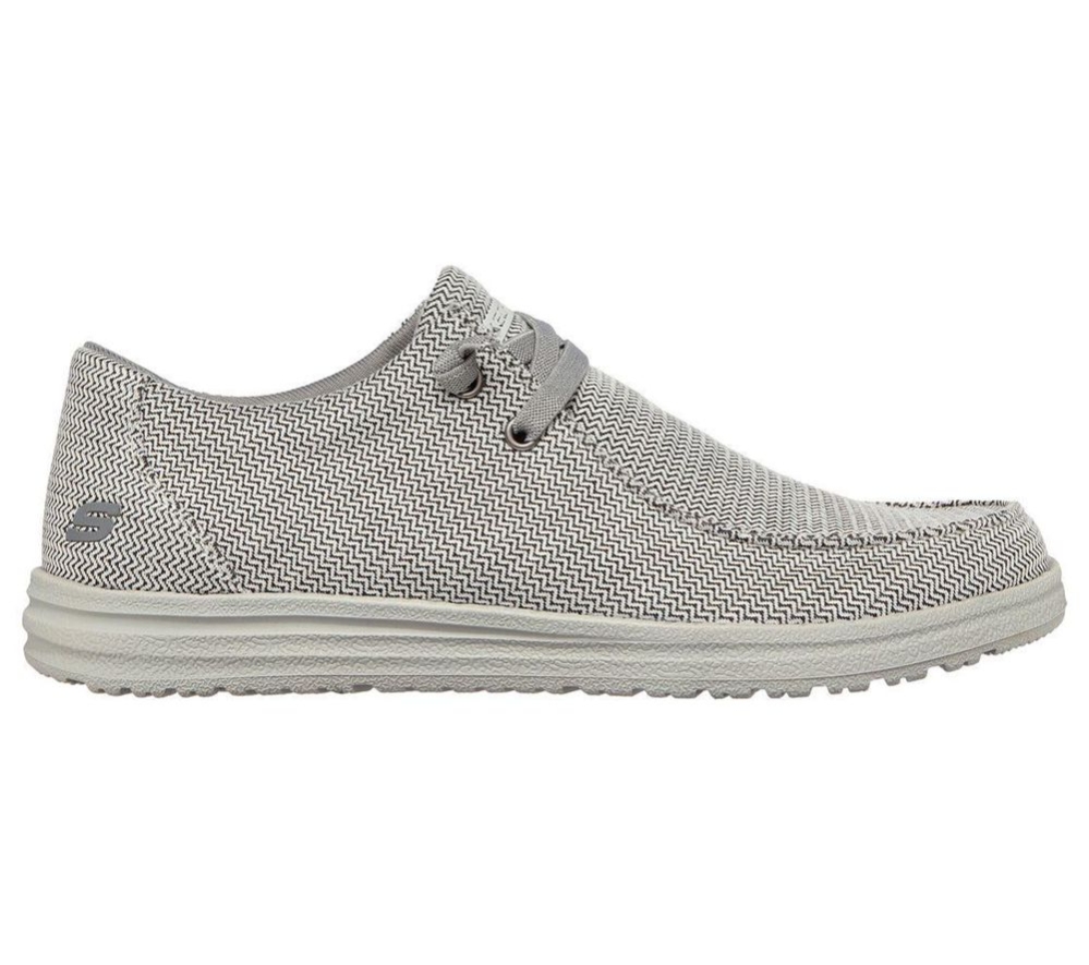 Skechers Relaxed Fit: Melson - Remie Men's Boat Shoes Grey | HKVY73869