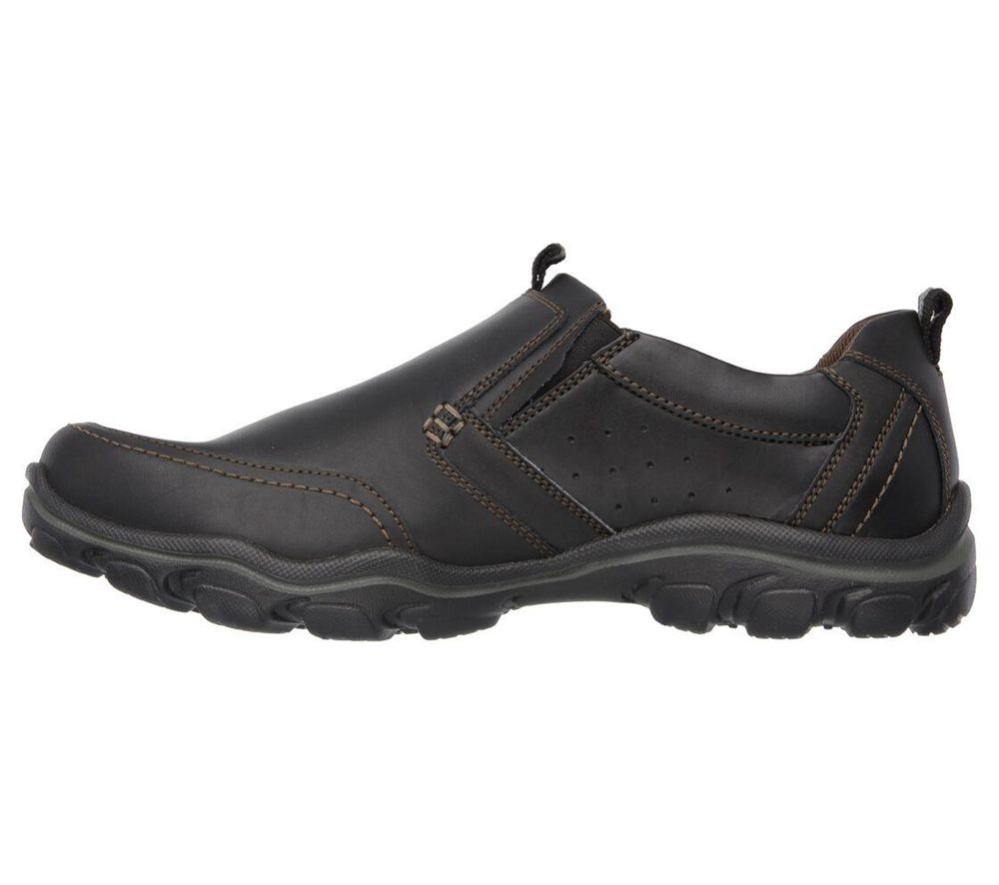 Skechers Relaxed Fit: Montz - Devent Men's Loafers Black | HTYO69270