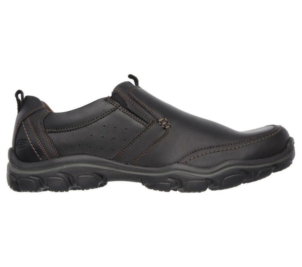 Skechers Relaxed Fit: Montz - Devent Men's Loafers Black | HTYO69270