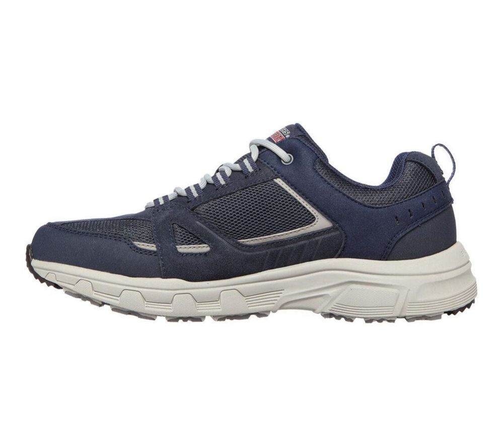 Skechers Relaxed Fit: Oak Canyon - Duelist Men's Hiking Shoes Navy | AIBY60975