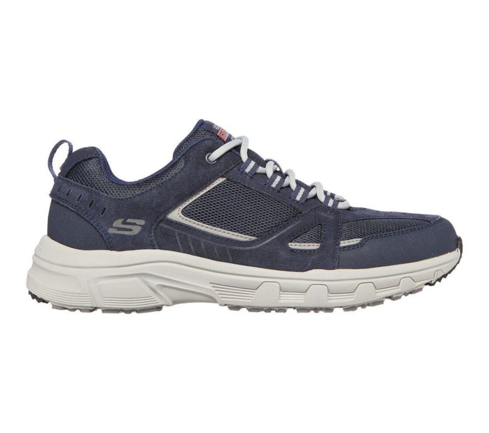 Skechers Relaxed Fit: Oak Canyon - Duelist Men's Hiking Shoes Navy | AIBY60975