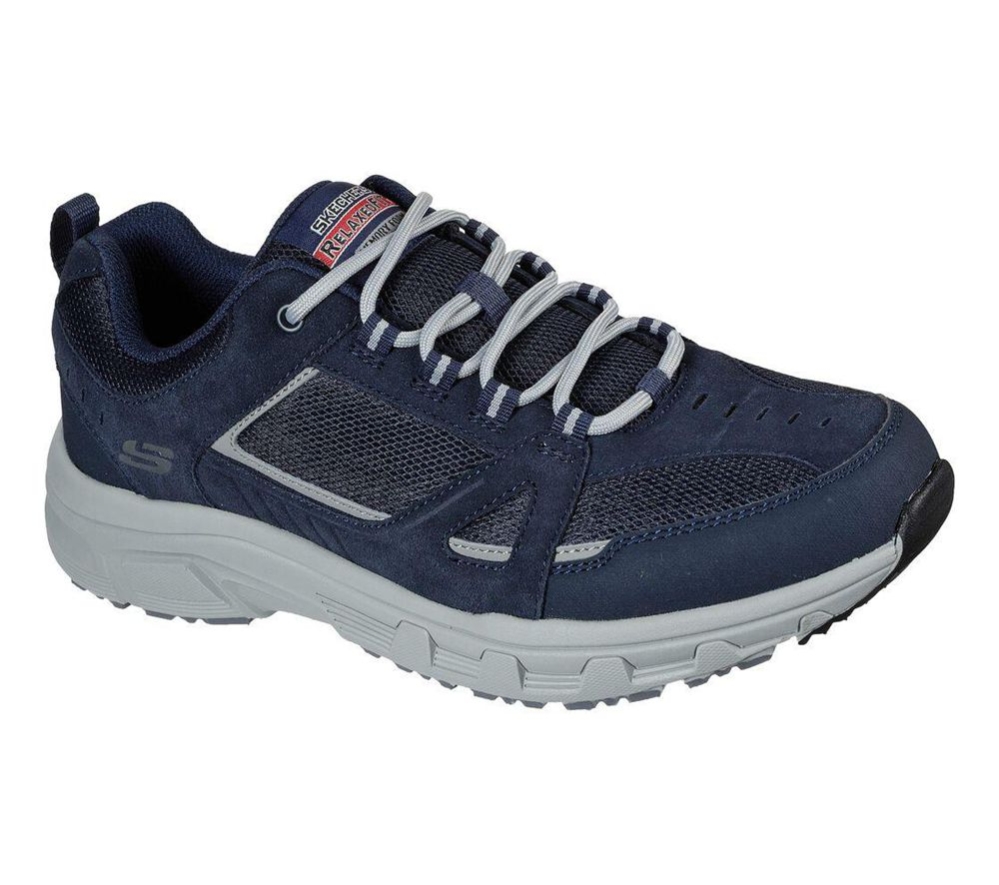 Skechers Relaxed Fit: Oak Canyon - Duelist Men\'s Hiking Shoes Navy | AIBY60975