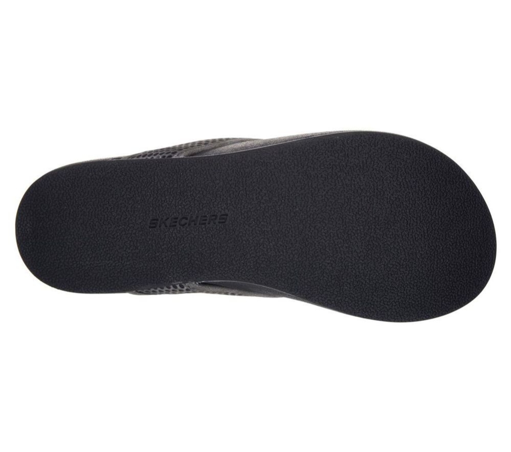 Skechers Relaxed Fit: Pelem - Emiro Men's Flip Flops Grey | KYQZ95308