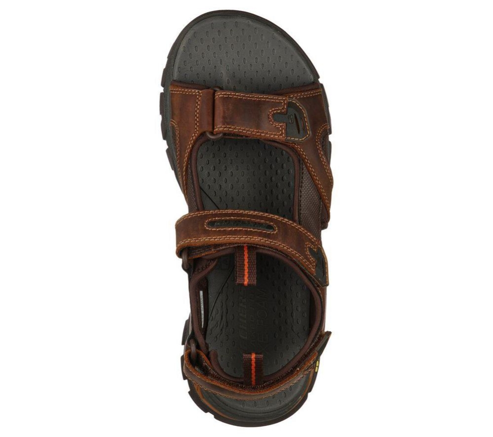 Skechers Relaxed Fit: Ralcon - Satico Men's Sandals Brown | COAD74956