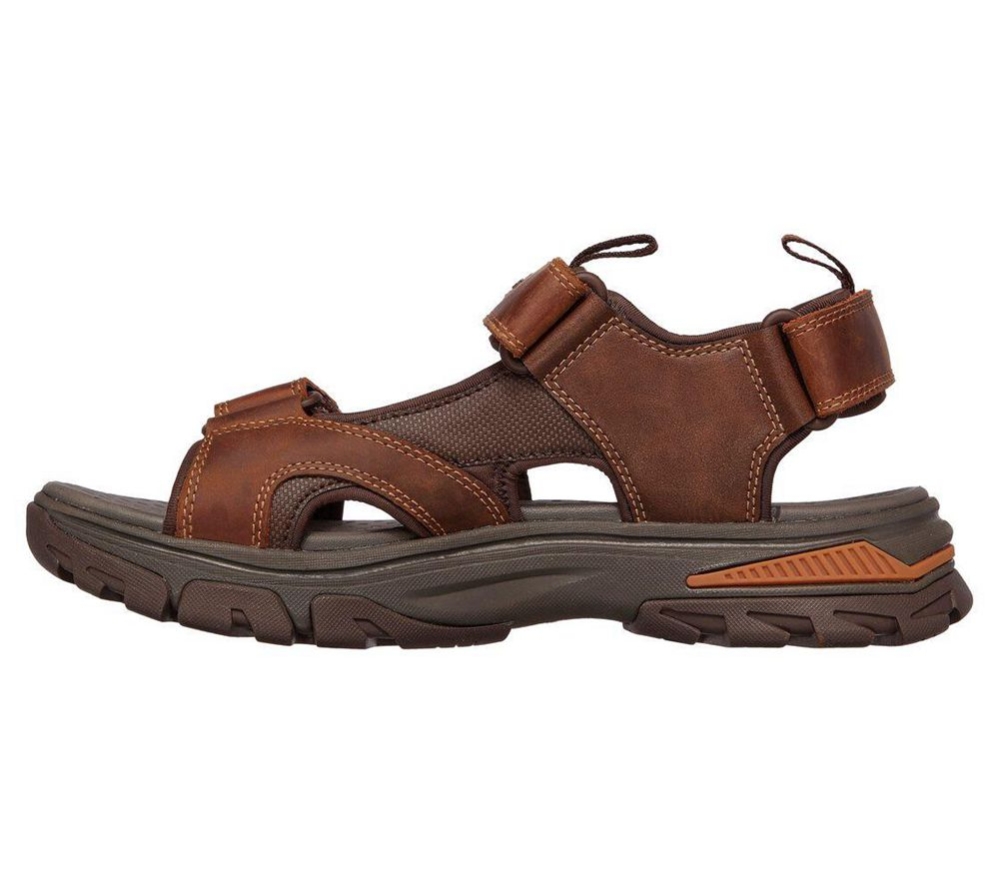 Skechers Relaxed Fit: Ralcon - Satico Men's Sandals Brown | COAD74956