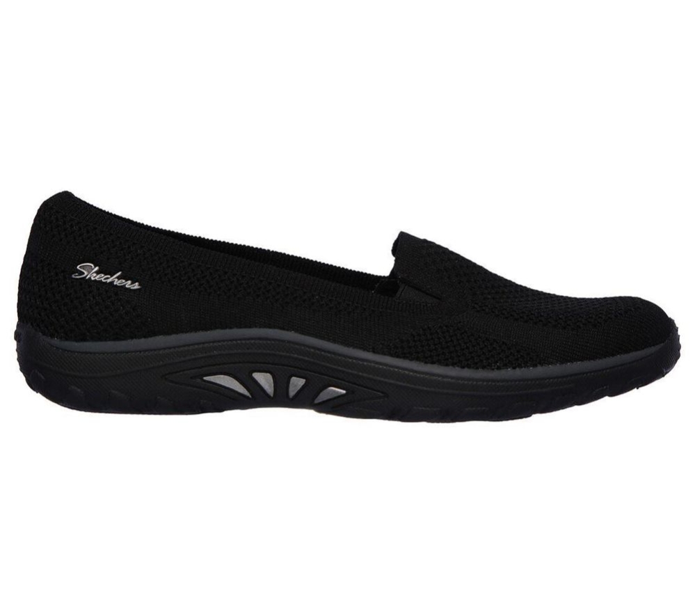 Skechers Relaxed Fit: Reggae Fest - Enjoy Women's Trainers Black | CMUN50371