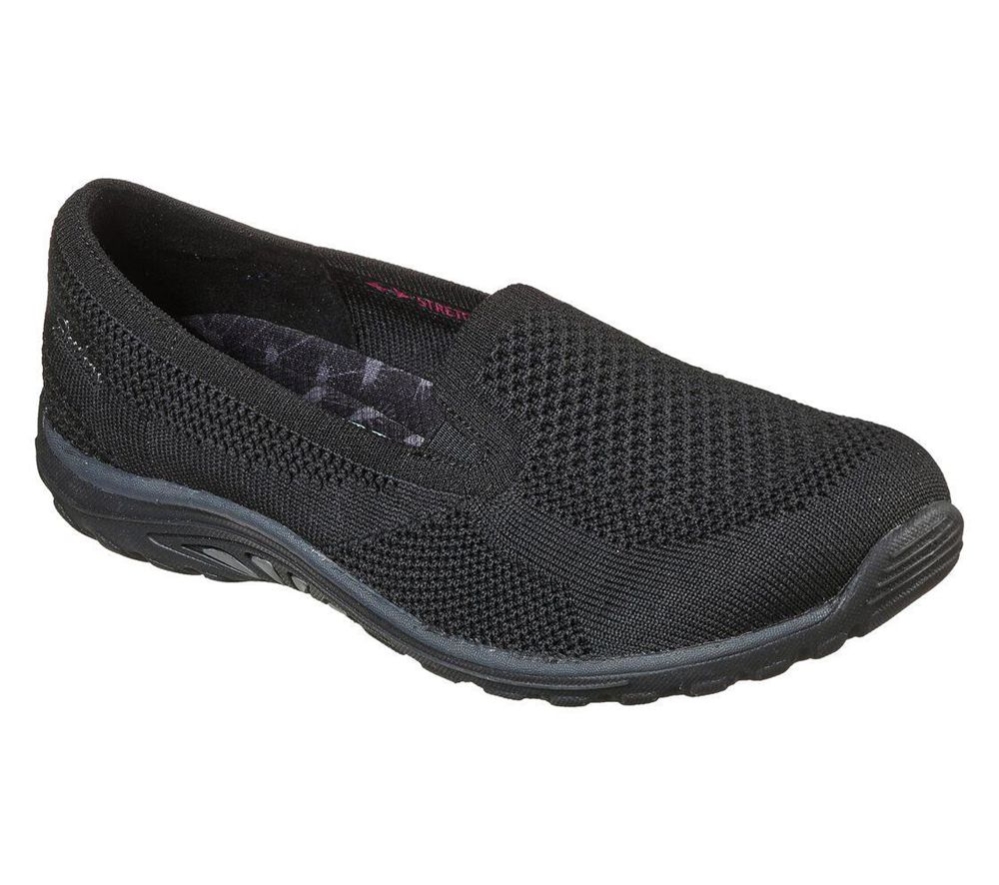 Skechers Relaxed Fit: Reggae Fest - Enjoy Women\'s Trainers Black | CMUN50371