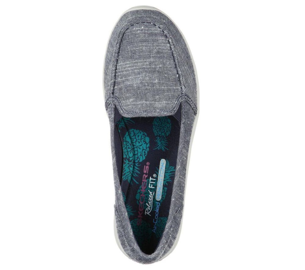 Skechers Relaxed Fit: Reggae Fest - Manzanita Women's Trainers Navy | GSDU84602