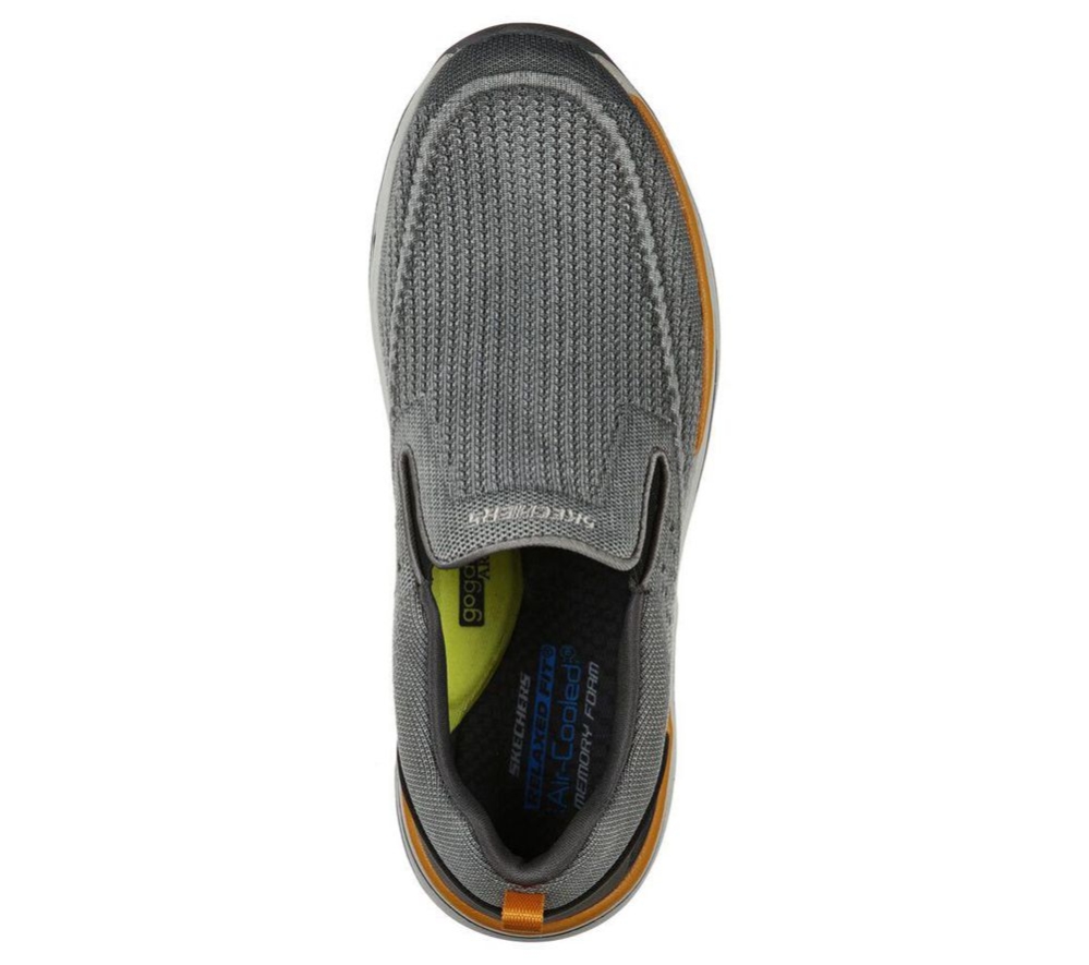 Skechers Relaxed Fit: Remaxed - Edlow Men's Loafers Grey Black | KNTH03147