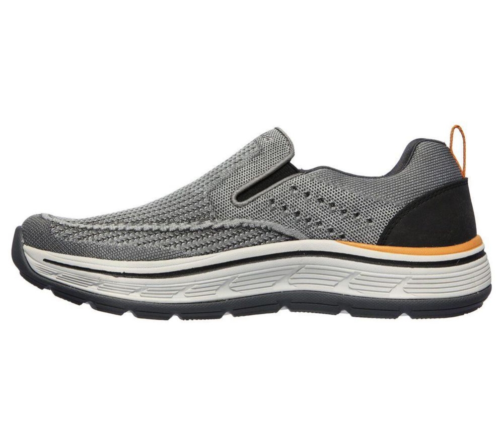 Skechers Relaxed Fit: Remaxed - Edlow Men's Loafers Grey Black | KNTH03147