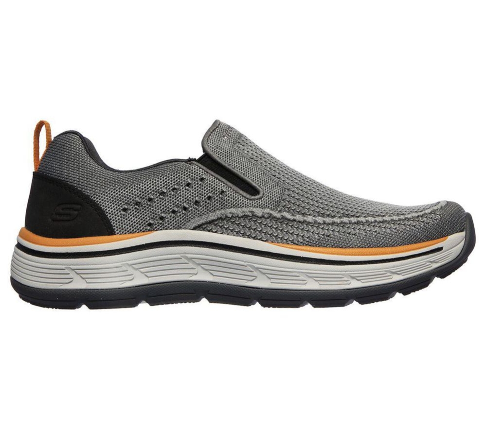 Skechers Relaxed Fit: Remaxed - Edlow Men's Loafers Grey Black | KNTH03147