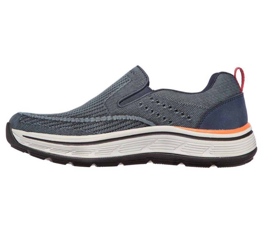 Skechers Relaxed Fit: Remaxed - Edlow Men's Loafers Navy | QGDH40356