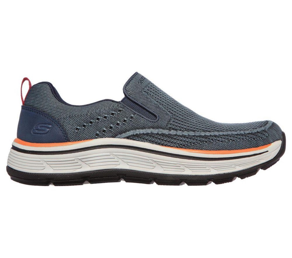 Skechers Relaxed Fit: Remaxed - Edlow Men's Loafers Navy | QGDH40356