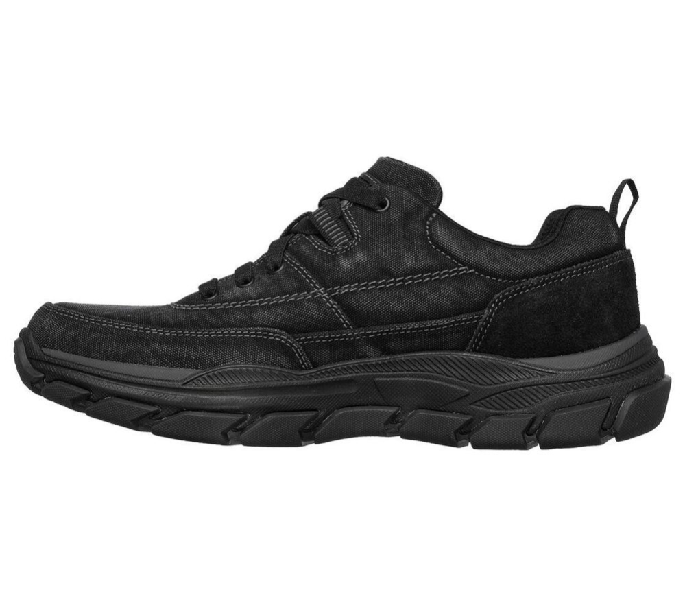 Skechers Relaxed Fit: Respected - Raber Men's Trainers Black | RPQI59287