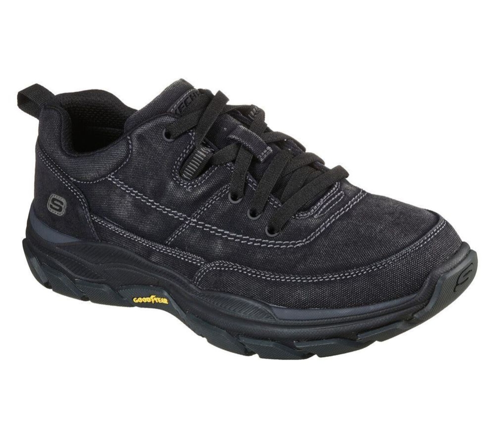 Skechers Relaxed Fit: Respected - Raber Men\'s Trainers Black | RPQI59287