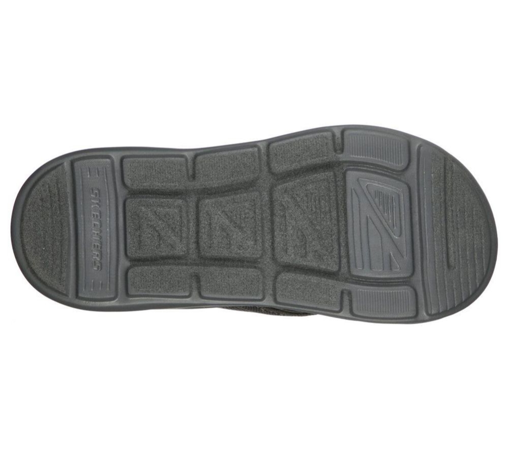 Skechers Relaxed Fit: Sargo - Point Vista Men's Flip Flops Grey | IDFV63142