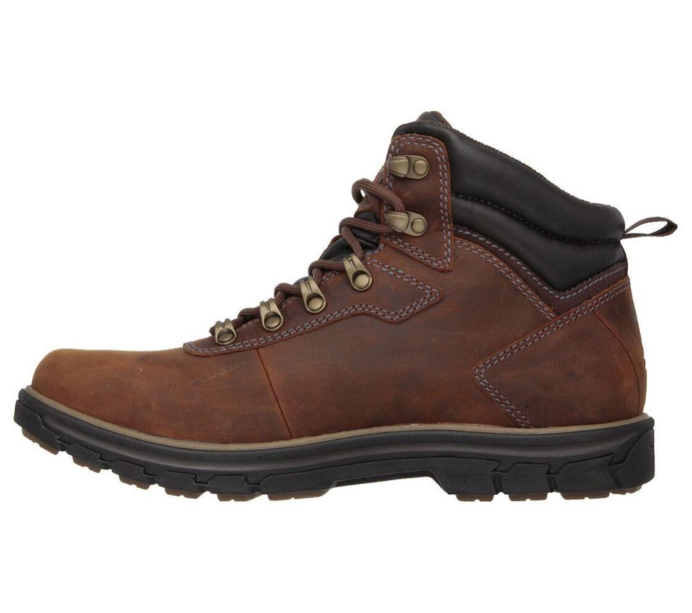Skechers Relaxed Fit: Segment - Ander Men's Winter Boots Brown | MBXO89013